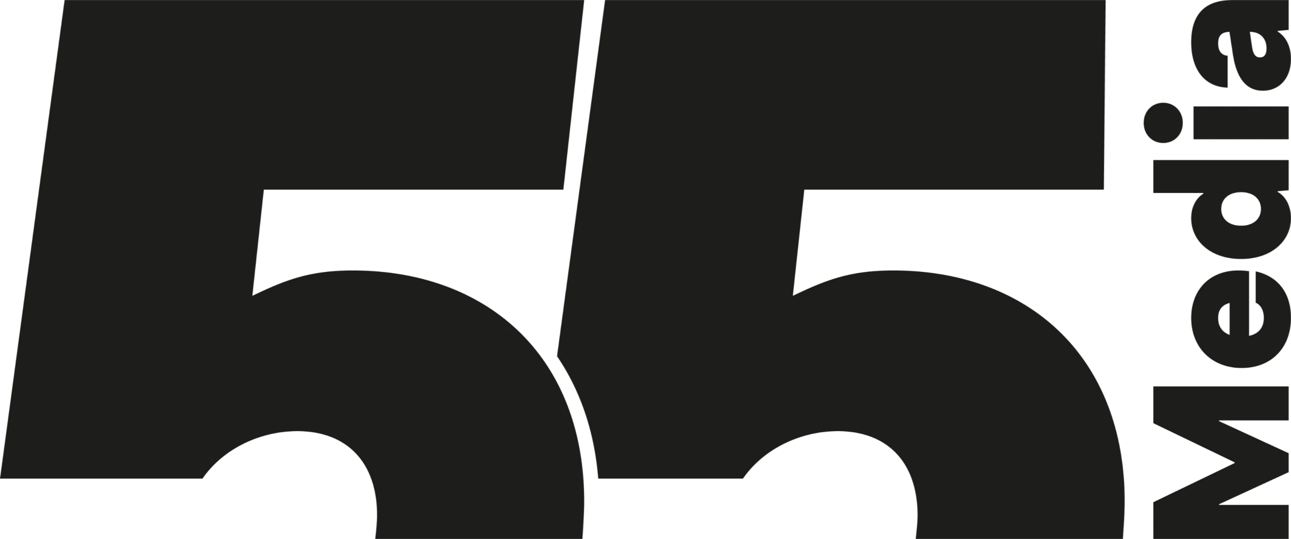 Logo Fiftyfive Media nero - Agenzia di comunicazione a Ferrara